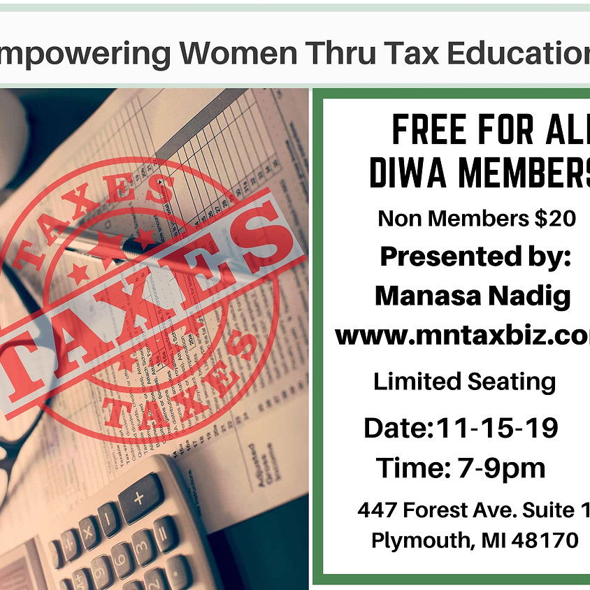Empowering Women Thru Tax Education
