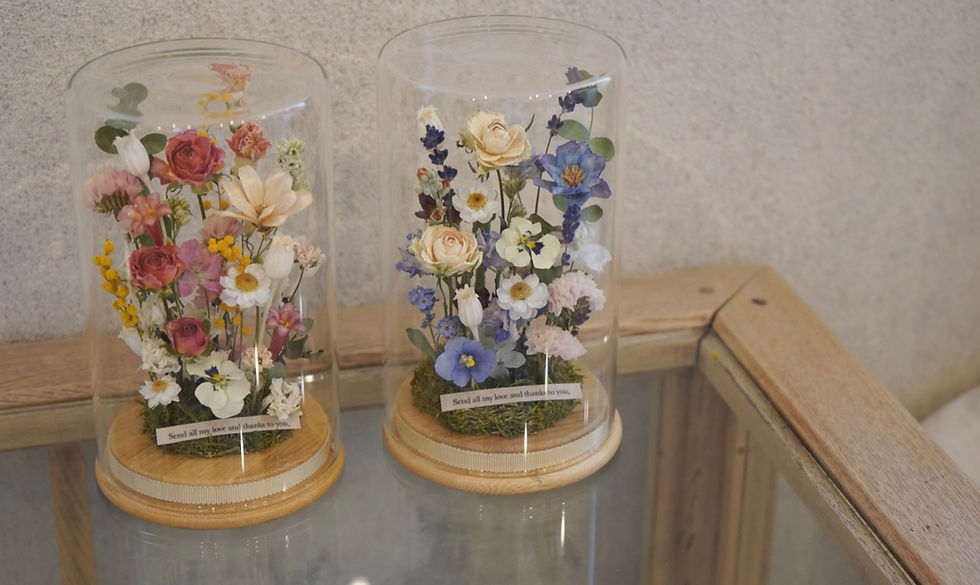 サムネイル： お花畑のボトル
