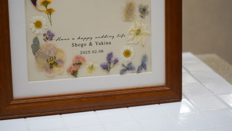 サムネイル： pressed photo frame