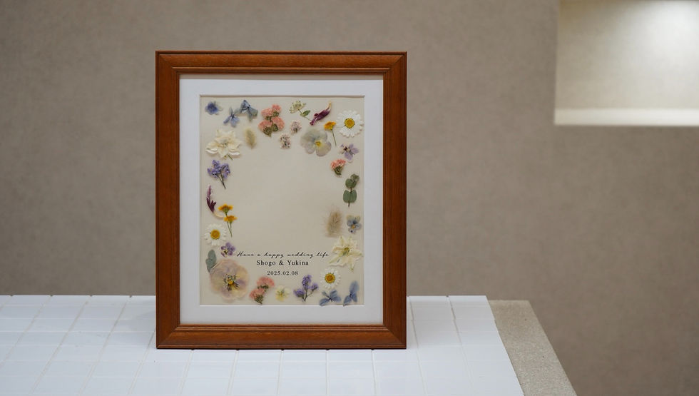 サムネイル： pressed photo frame