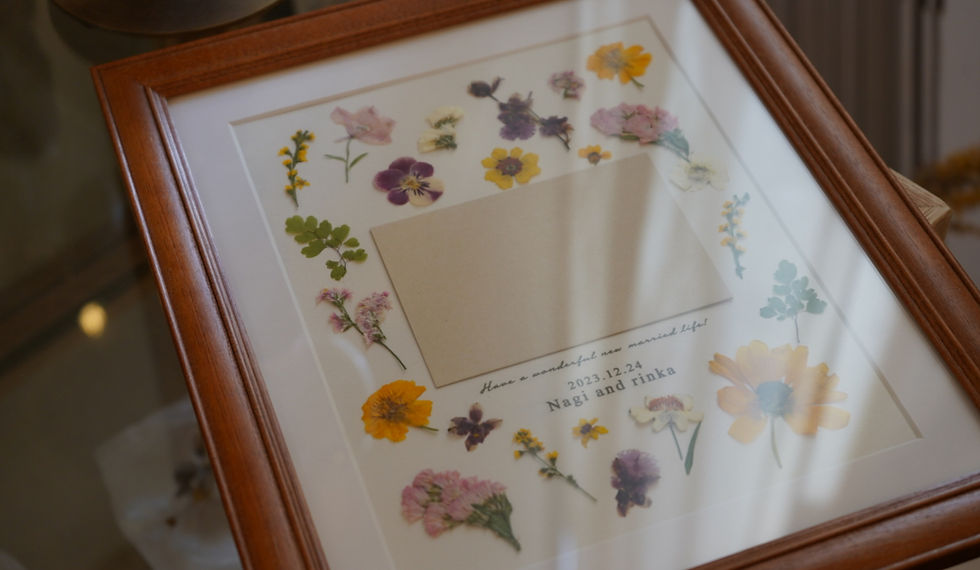 サムネイル： pressed photo frame