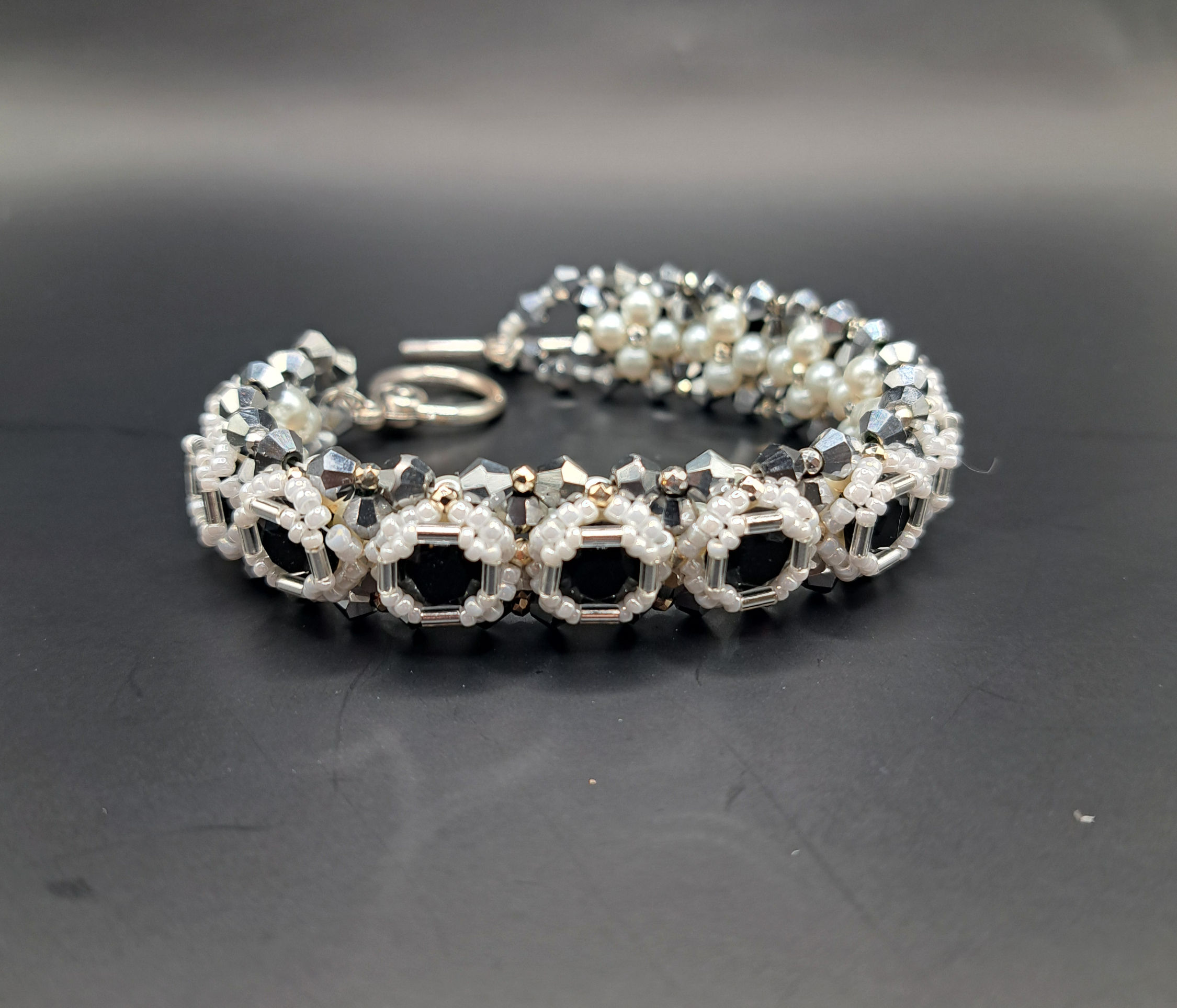 Onyx Crystal Anne Bracelet