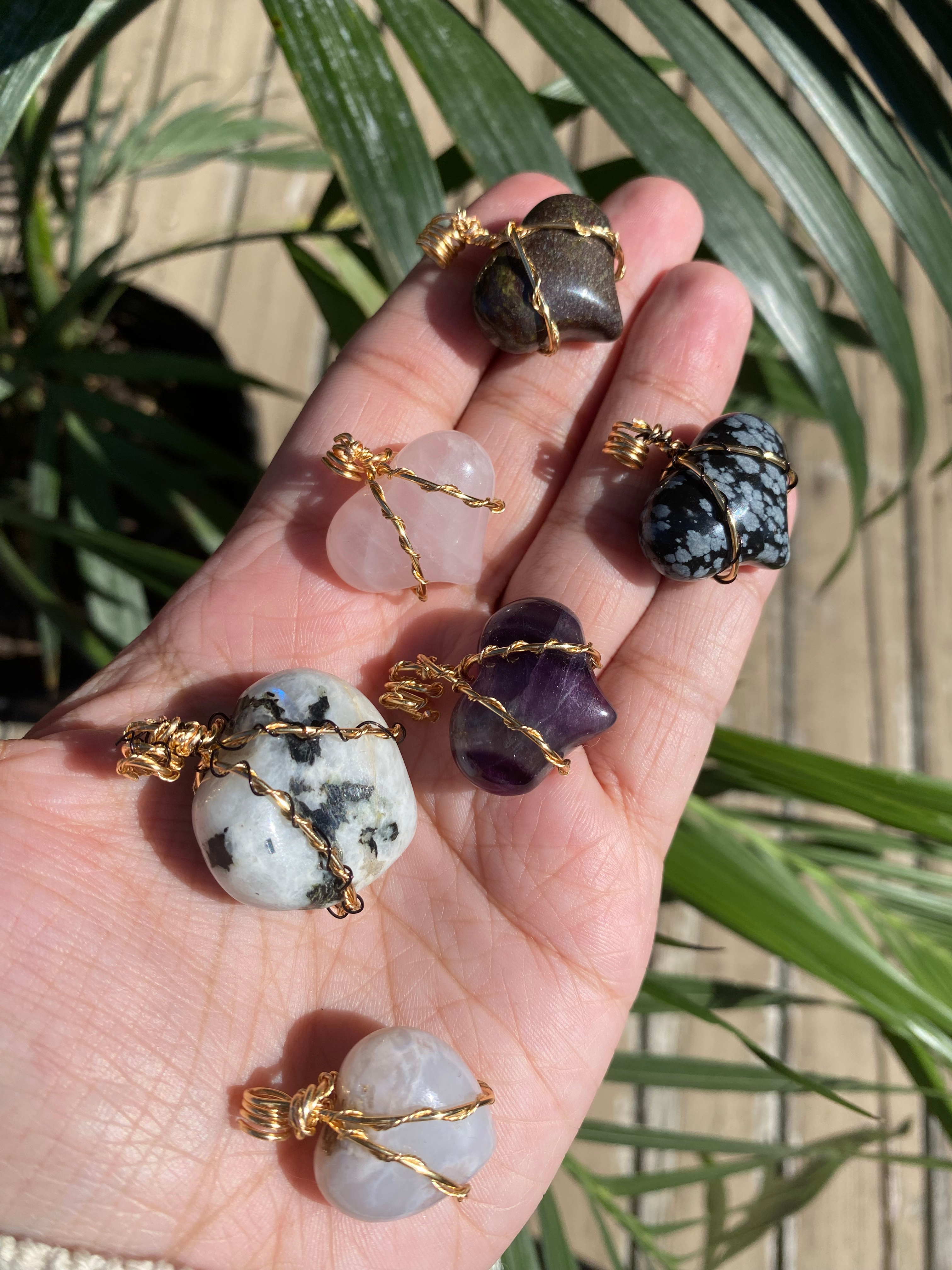 Crystal Heart Necklaces