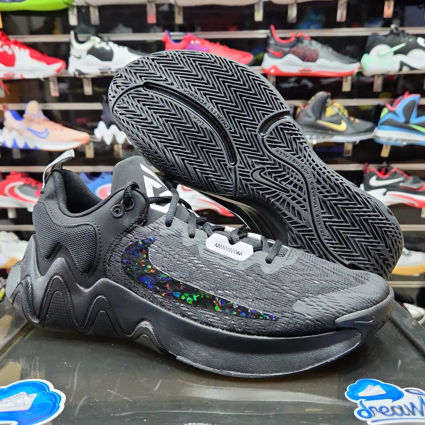 Nike Giannis Immortality 2 "Black Holographic Swoosh" Dreamz