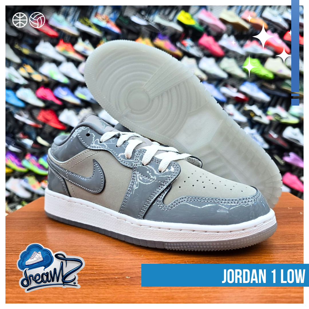 Jordan 1 Retro Low "Cool Grey" (GS)