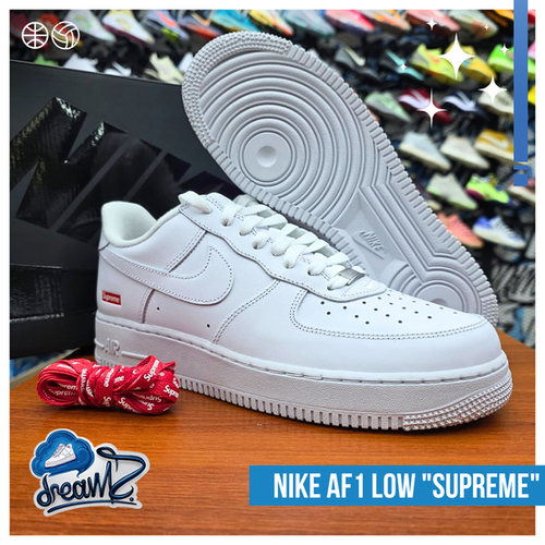 Nike Air Force 1 Supreme ホワイト 27.5 Supreme X Nike Air Force 1 Low | Dreamz