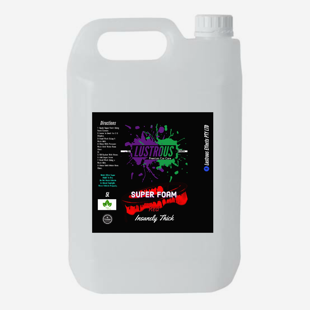 Super Foam Red Thick Concentrated 5L