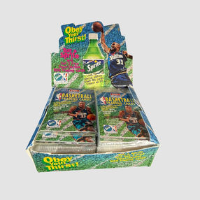 Open Box of 1996-97 Skybox Sprite Basketball
