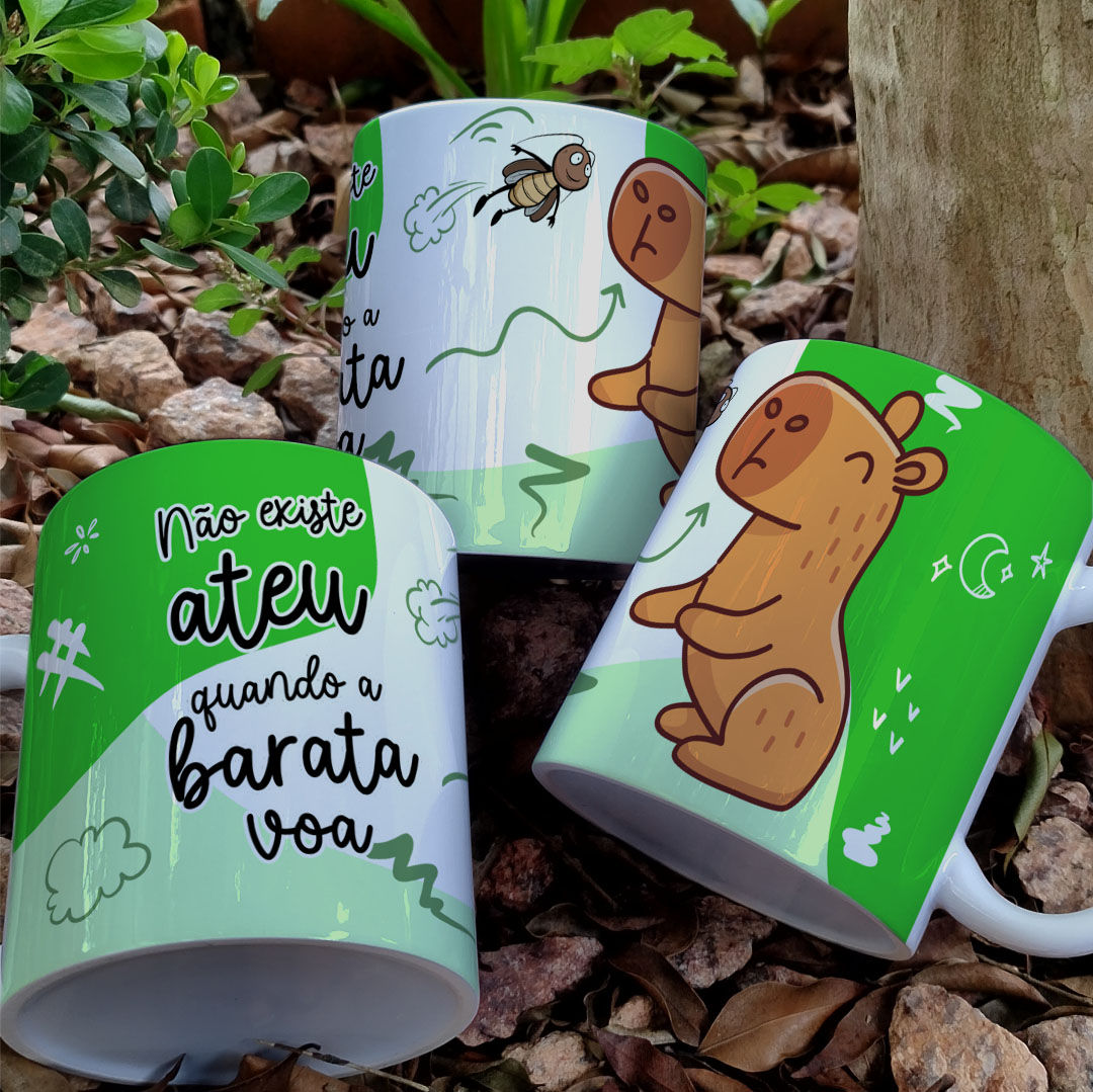 Arquivo Sublimação Caneca - Capivara Debochada #3