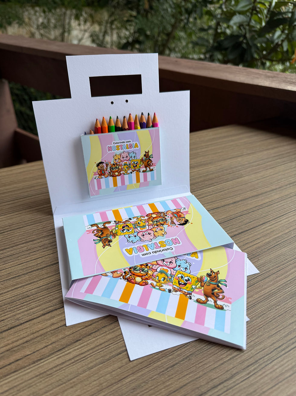 Miniatura: Kit Colorindo com Nostalgia