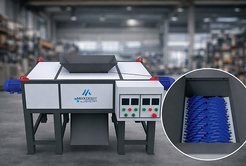 "Twin Shaft Shredder Machine"