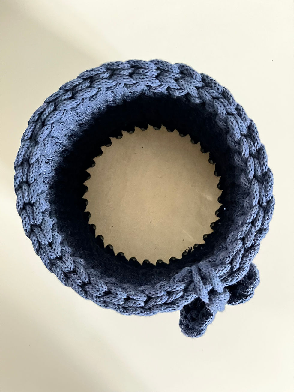 Miniature : Panier rond avec décoration cœur