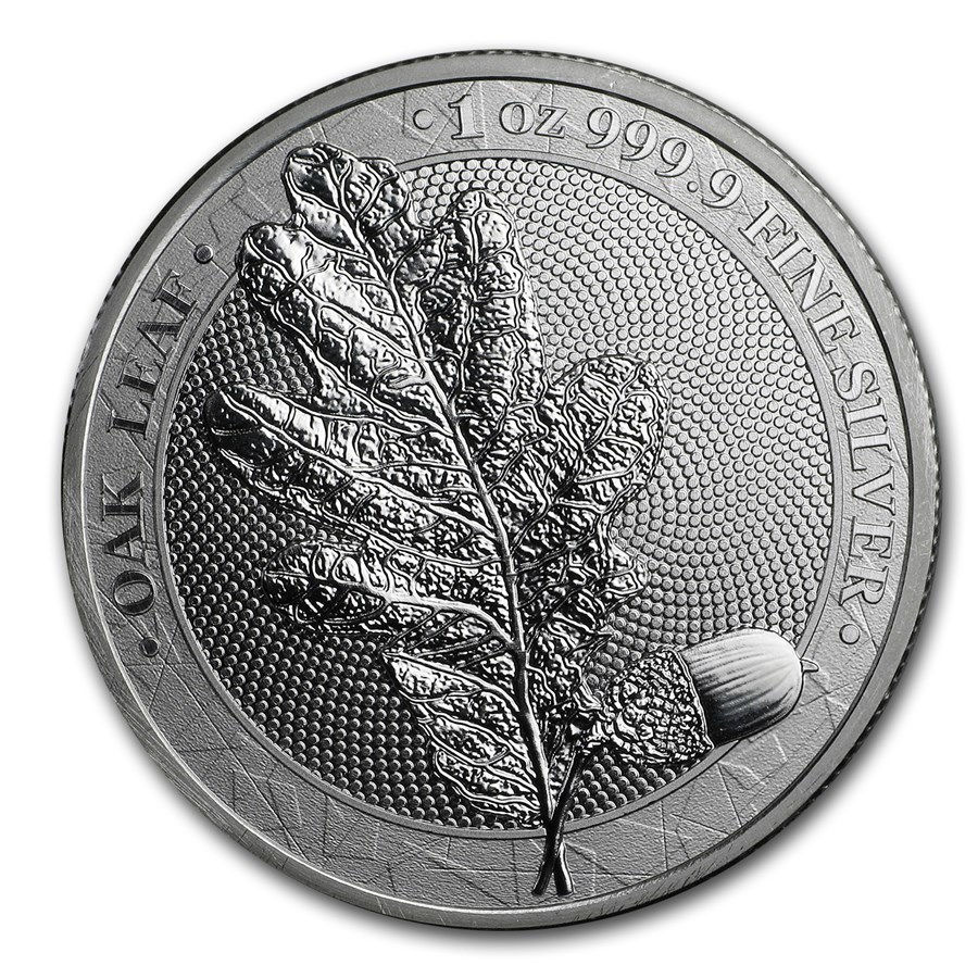 2019 Germania Oak Leaf 1 oz Silver Round BU