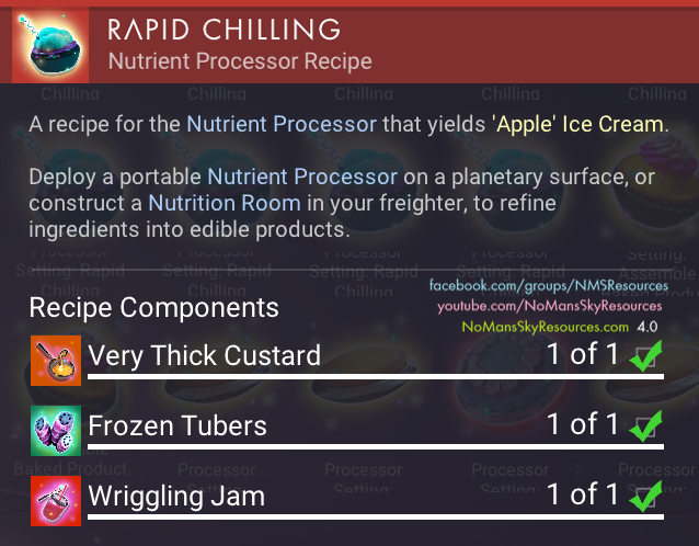 'Apple' Ice Cream (Very Thick Custard + Frozen Tubers + Wriggling Jam) - Recipe [Waypoint