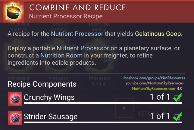Gelatinous Goop (Crunchy Wings + Strider Sausage) - Recipe [Waypoint 4.04].png