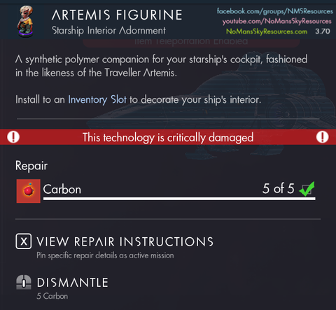 Artemis Figurine - Repair [Emergence 3.70].png