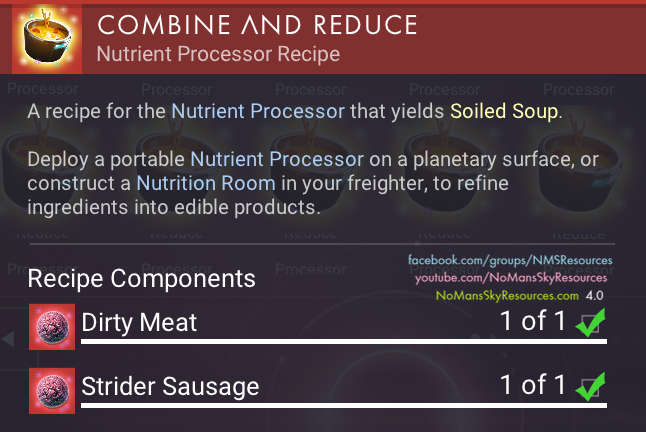 Soiled Soup (Dirty Meat + Strider Sausage) - Recipe [Waypoint 4.04].png
