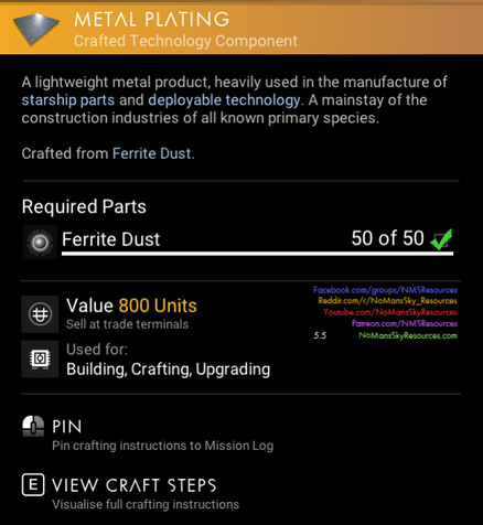 Metal Plating - Blueprint Requirements [Waypoint 4.04].png