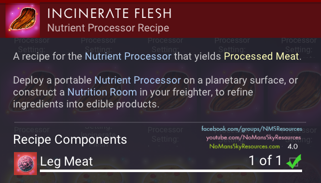 Processed Meat (Leg Meat) - Recipe [Waypoint 4.04].png