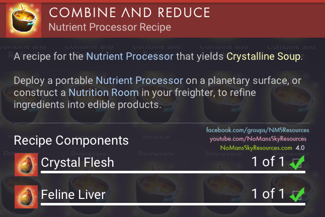 Crystalline Soup (Crystal Flesh + Feline Liver) - Recipe [Waypoint 4.04].png