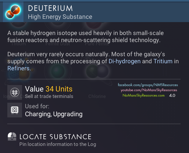 Deuterium No Man's Sky Resources