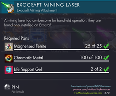 Exocraft Mining Laser - Blueprint Requirements [Emergence 3.70].png