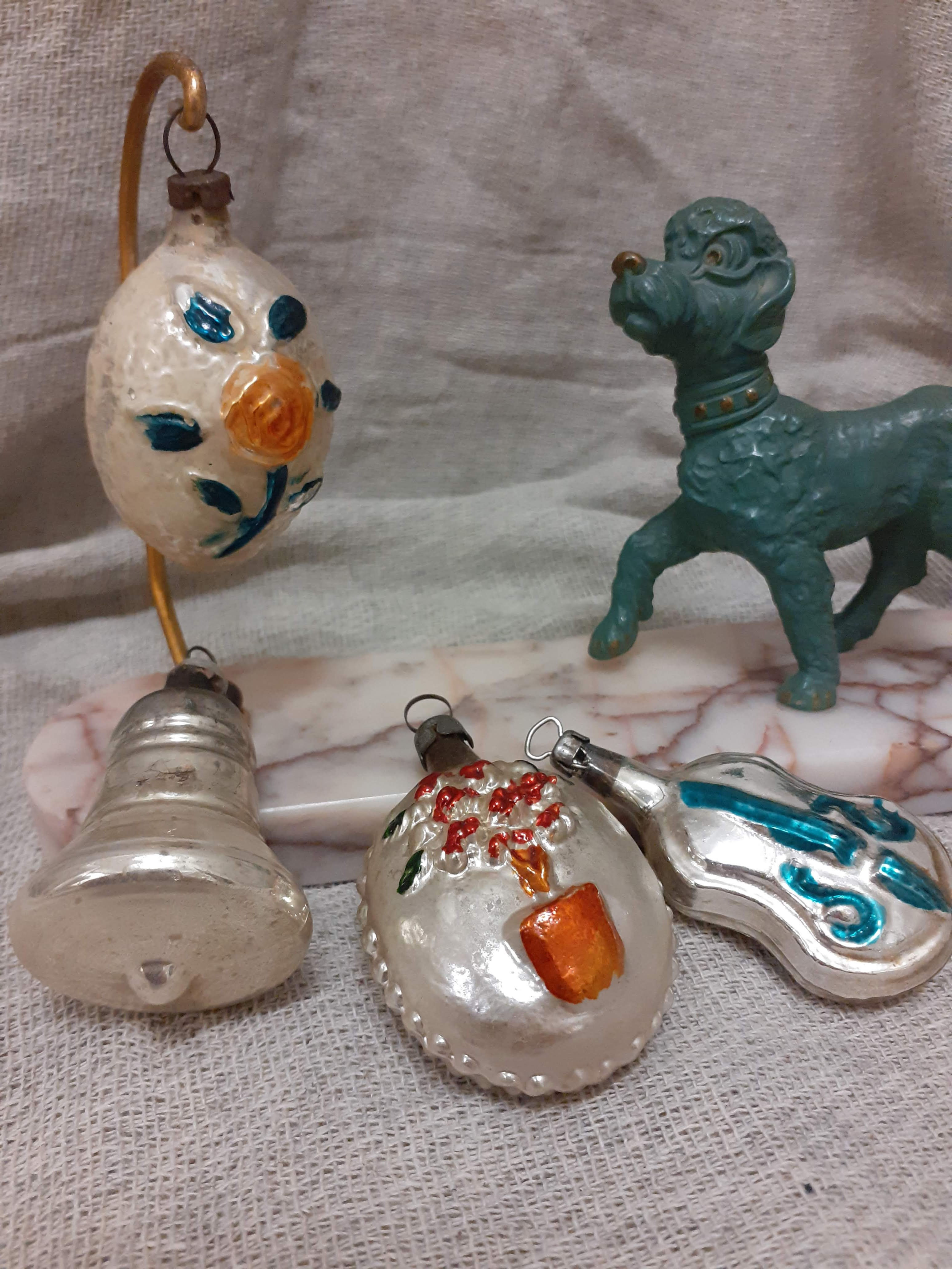 C20Hand blown Christmas baubles
