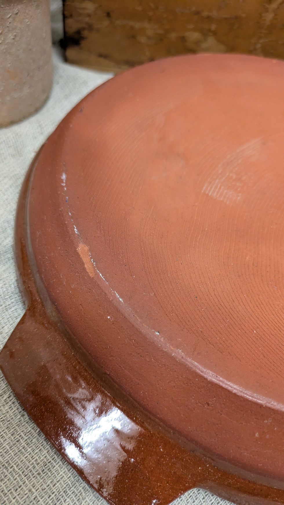Thumbnail: Slipware shallow bowl