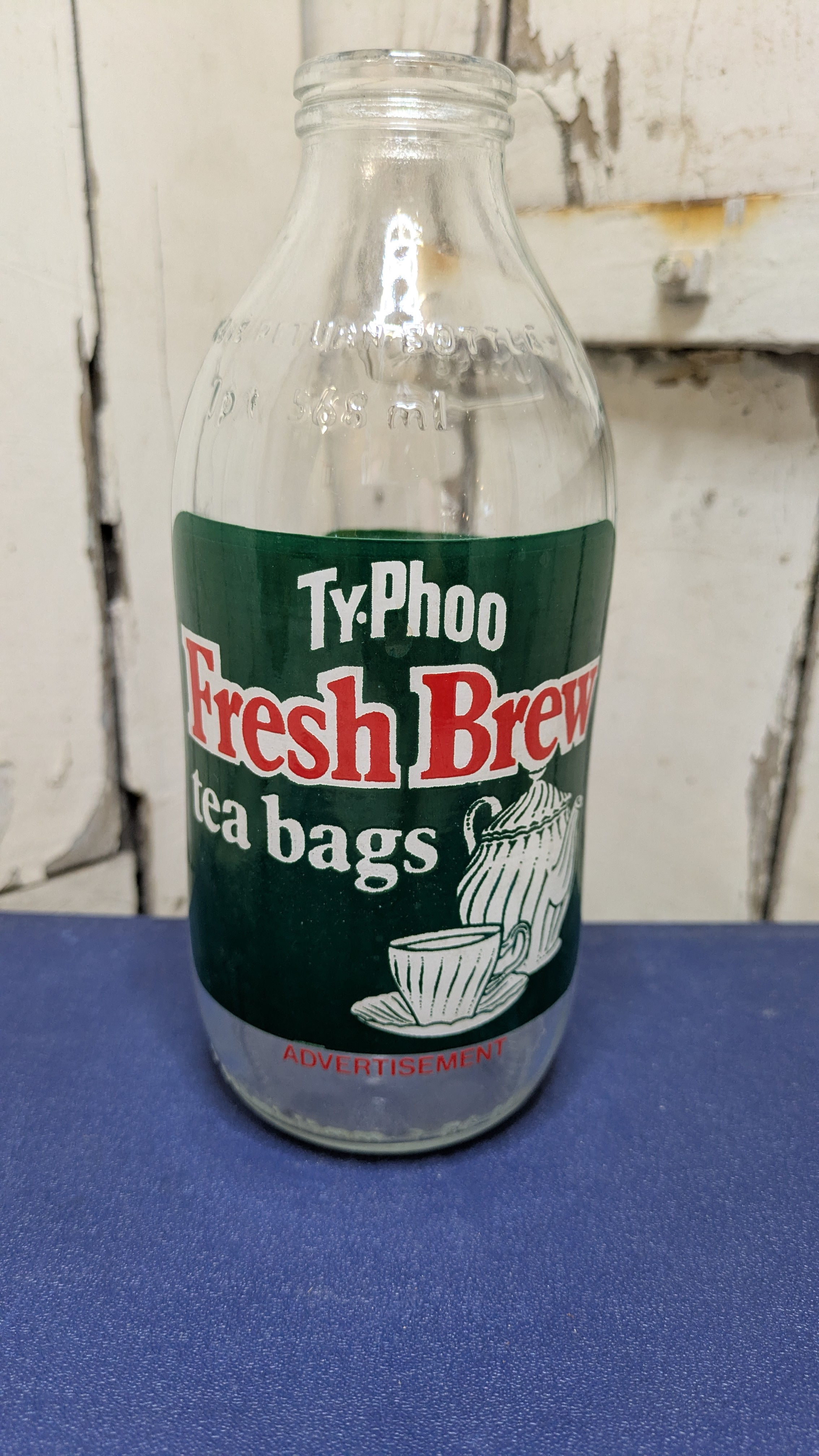 Vintage 1 pint Unigate milk bottle - Ty-phoo