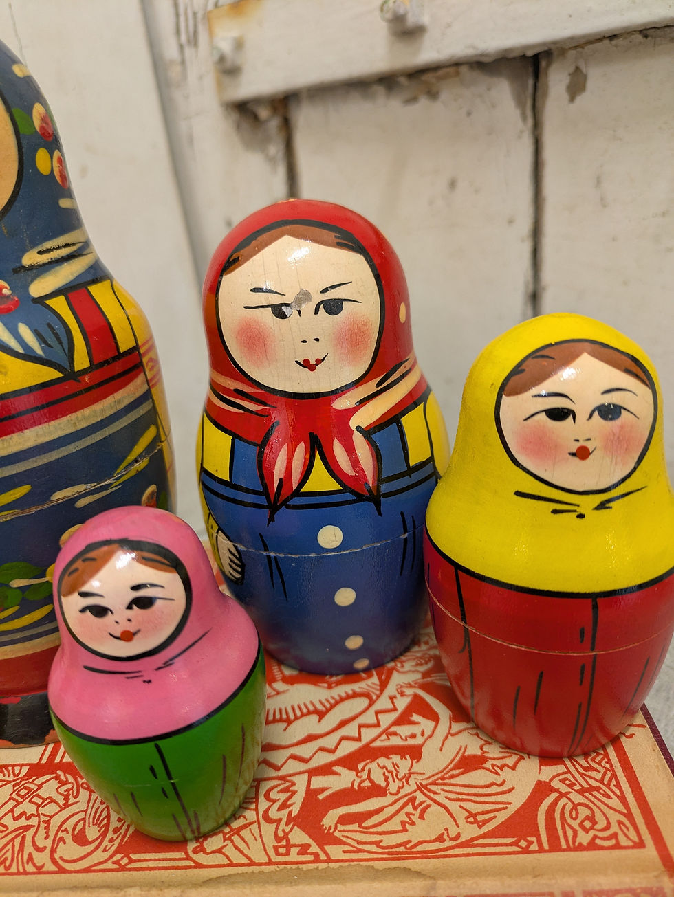 Thumbnail: Babushka Russian stacking dolls