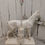 Thumbnail: White mid century Bruno Besagni horse lamp