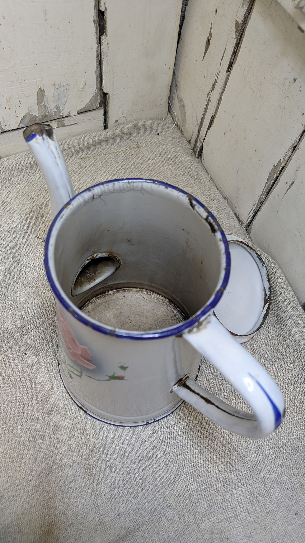 Thumbnail: French enamel coffee pot