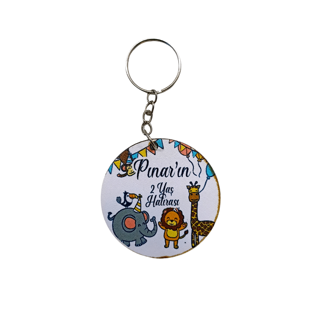 İstediğiniz Yazıyla Ahşap Anahtarlık