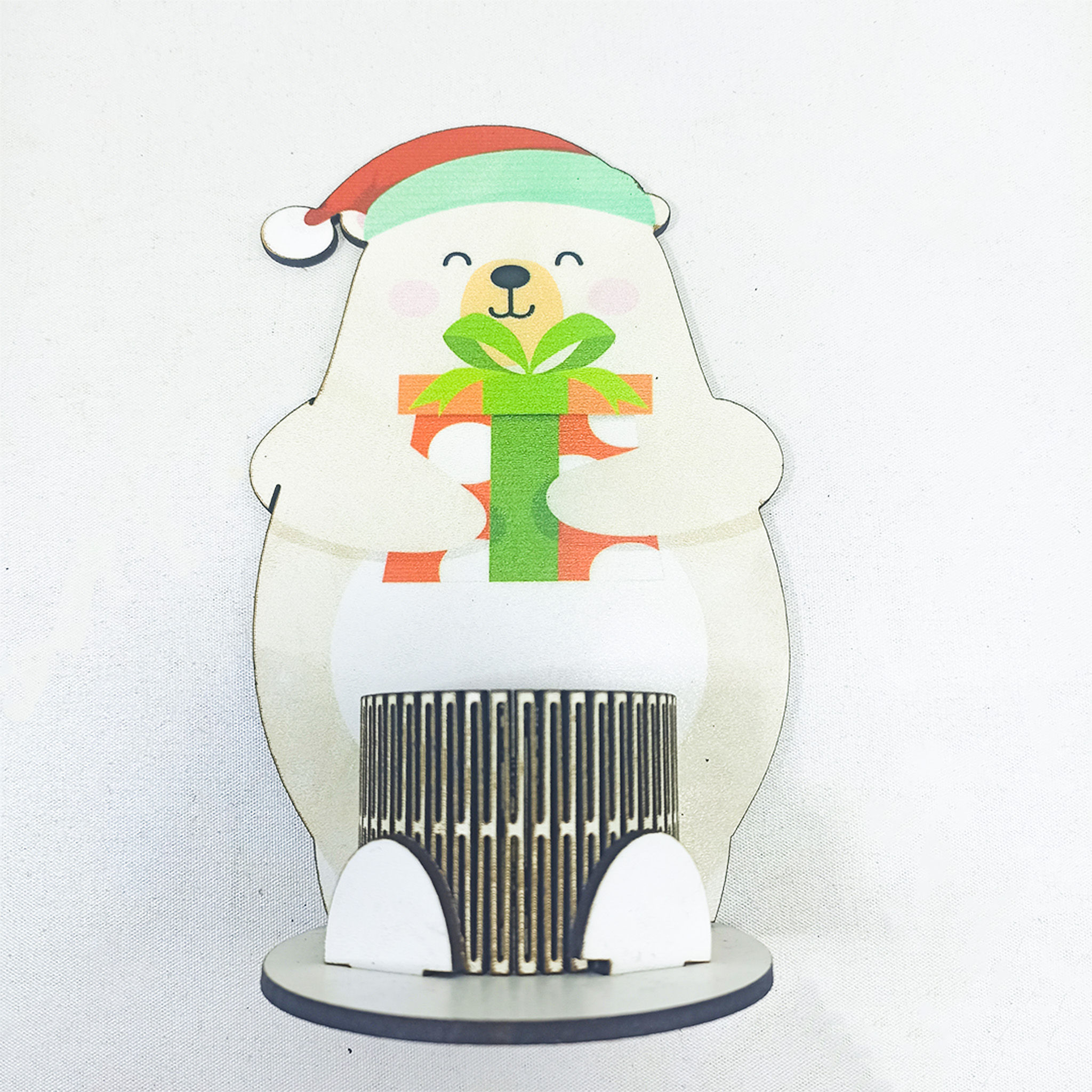 Kutup Ayısı Baskılı Kalemlik (16cm x 10cm)