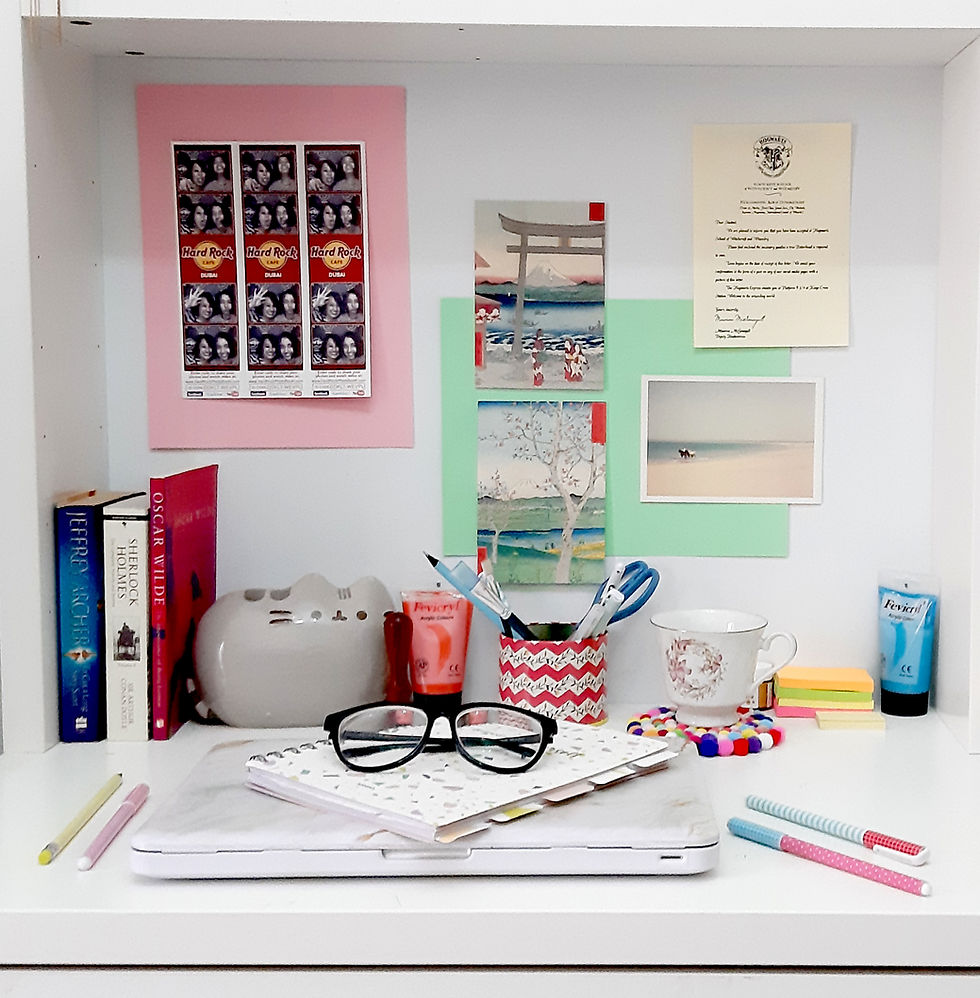 A shot of my diy home office