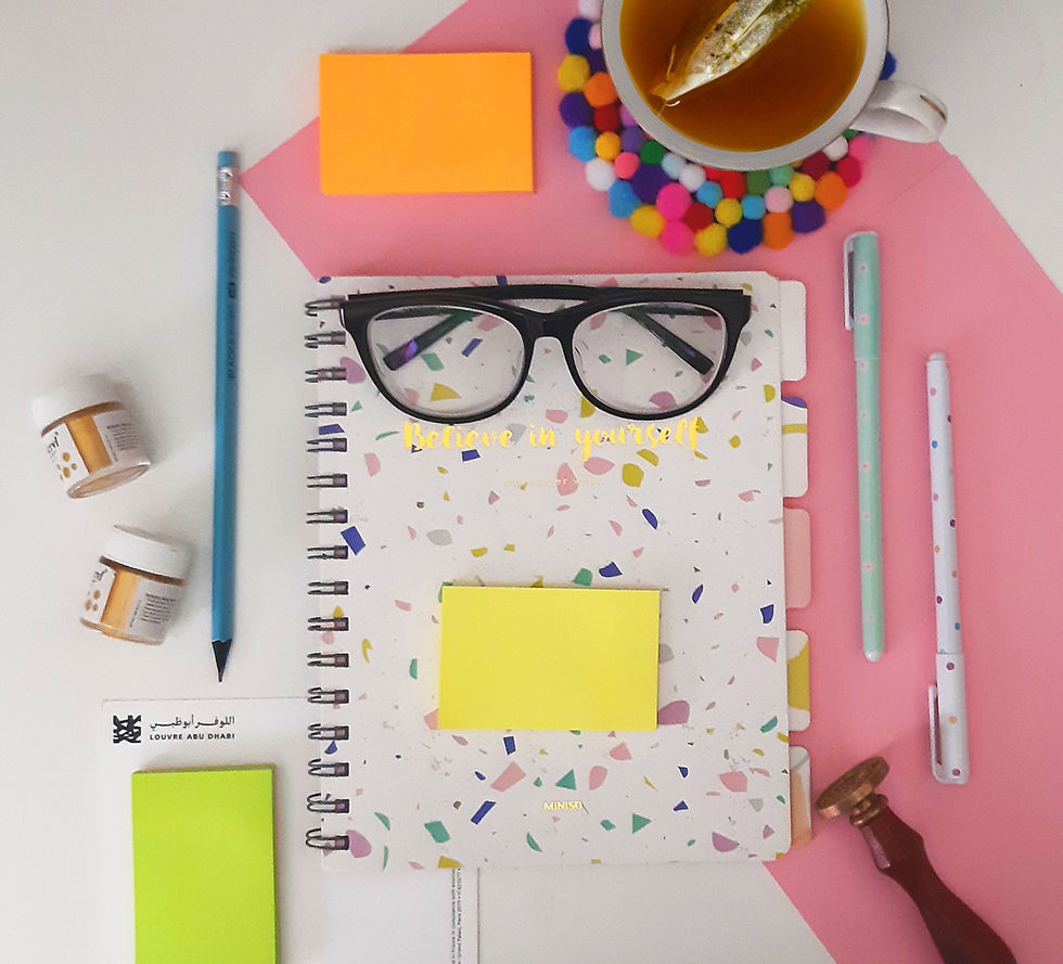 A cute planner and pens I prefer using