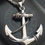 Miniatura: Extra Large Ship Anchor Necklace