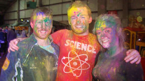 Heather and Polly do Holi