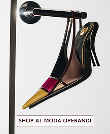 Saint Laurent Jazz 110 slingback pumps in colorblock satin crepe and patent leather with pointed toe, square-cut vamp and high stiletto heel.