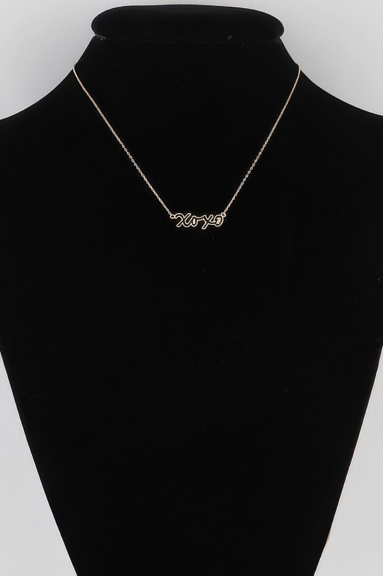 Xoxo Script Necklace
