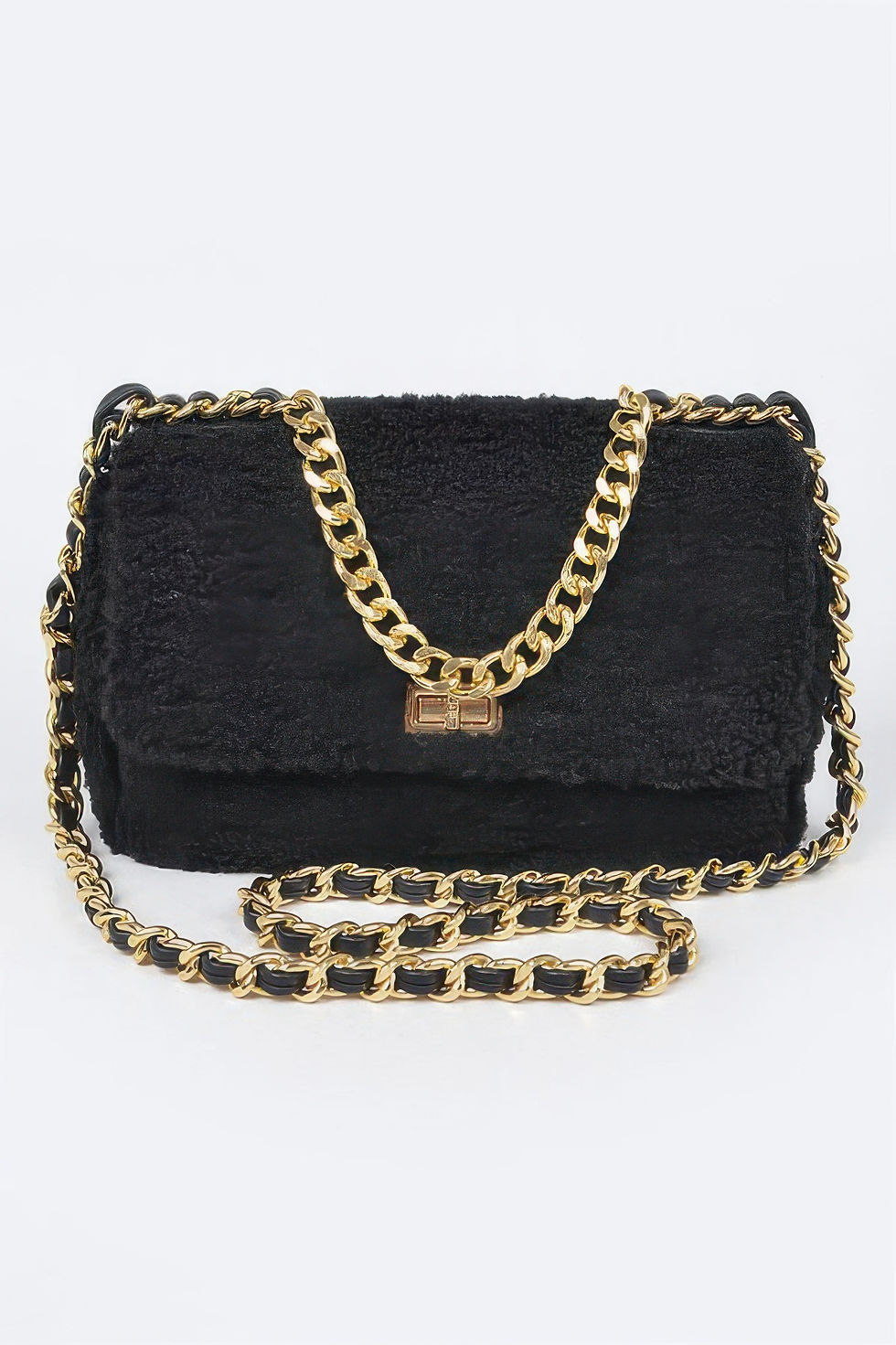 Thumbnail: Faux Fur Shoulder Bag