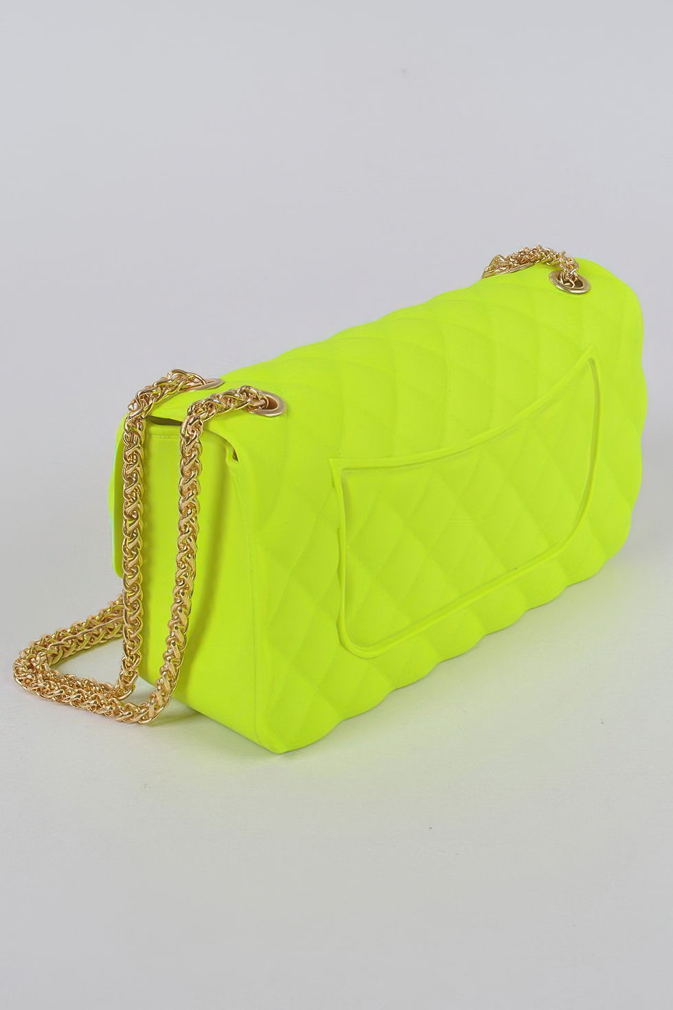 Thumbnail: Jelly Classic Quilted Shape Clutch
