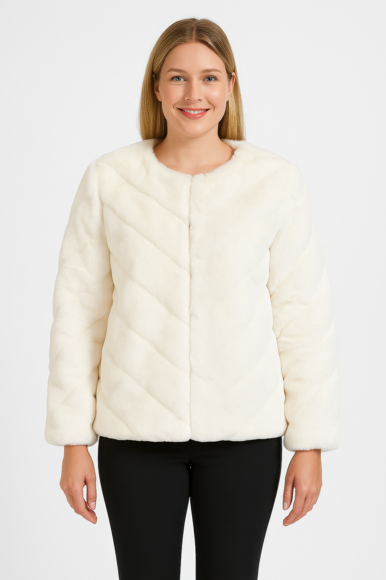 Midnight Luxe Faux Fur Jacket