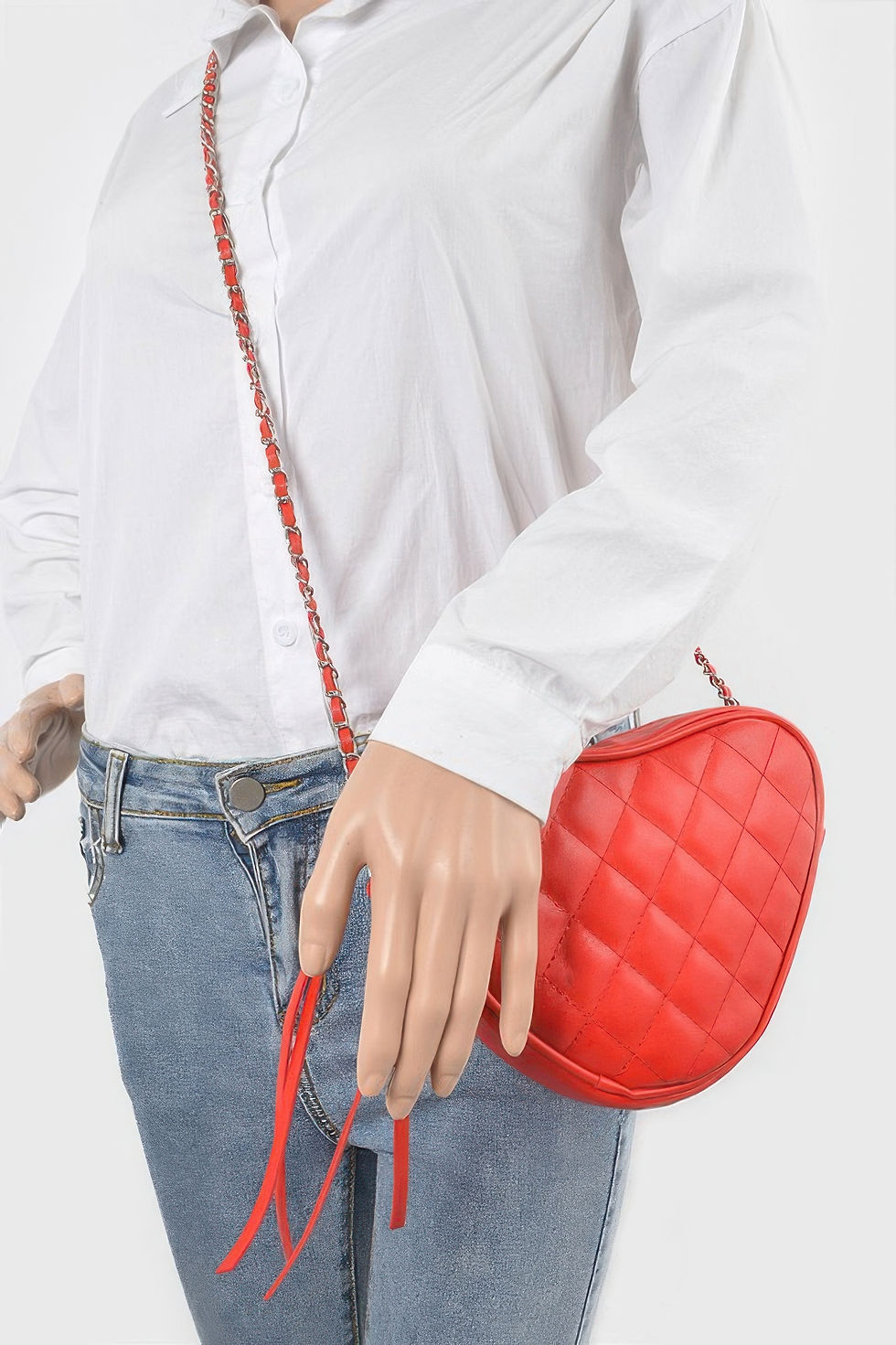 Thumbnail: Quilted Heart Clutch
