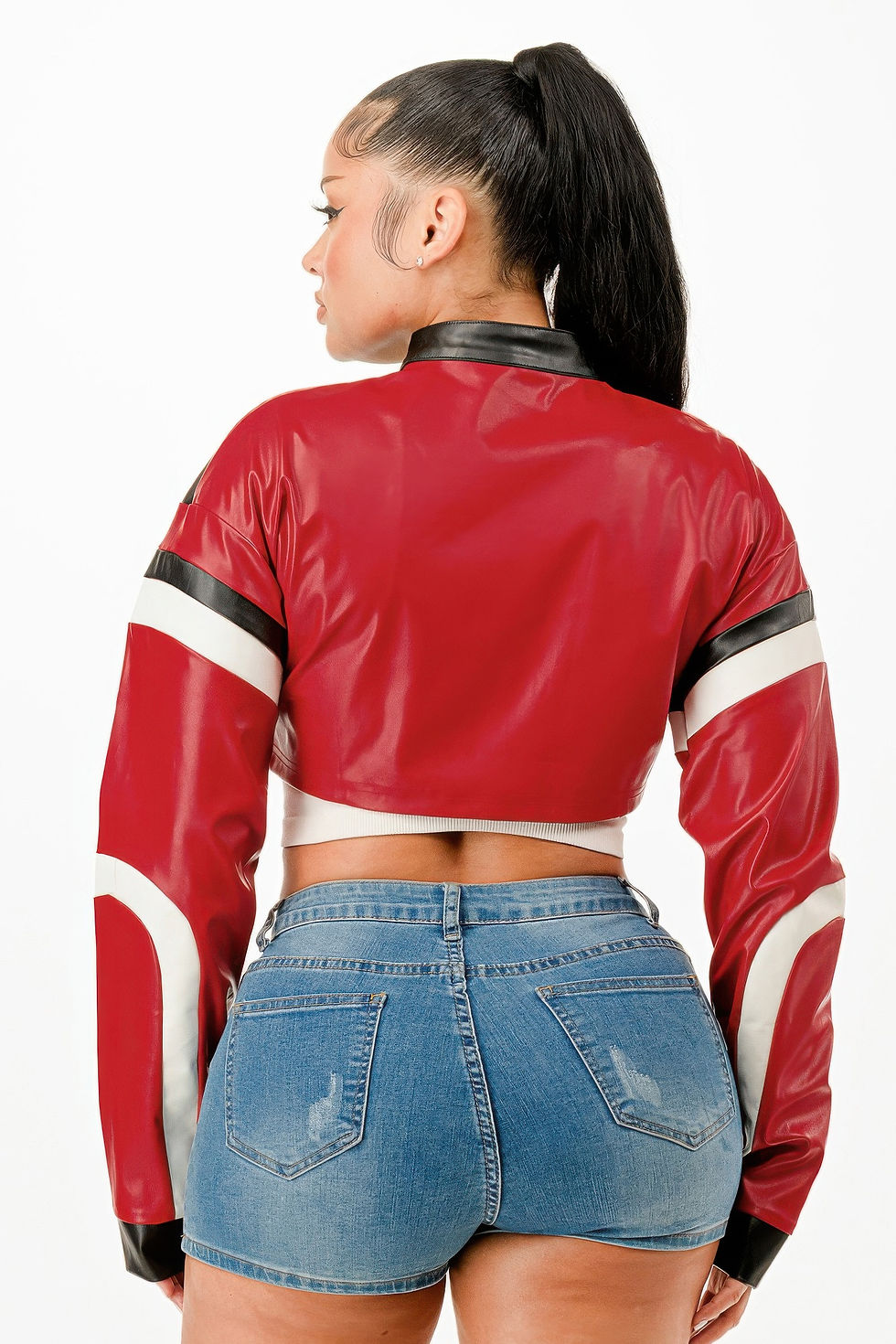 Thumbnail: Cropped Moto Jacket          
