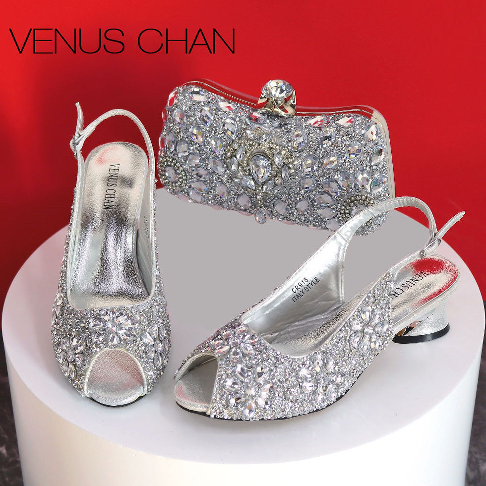 Thumbnail: Nigerian Party Pumps Shoes and Bags To Match on Sale Italian Shoes with Matchin