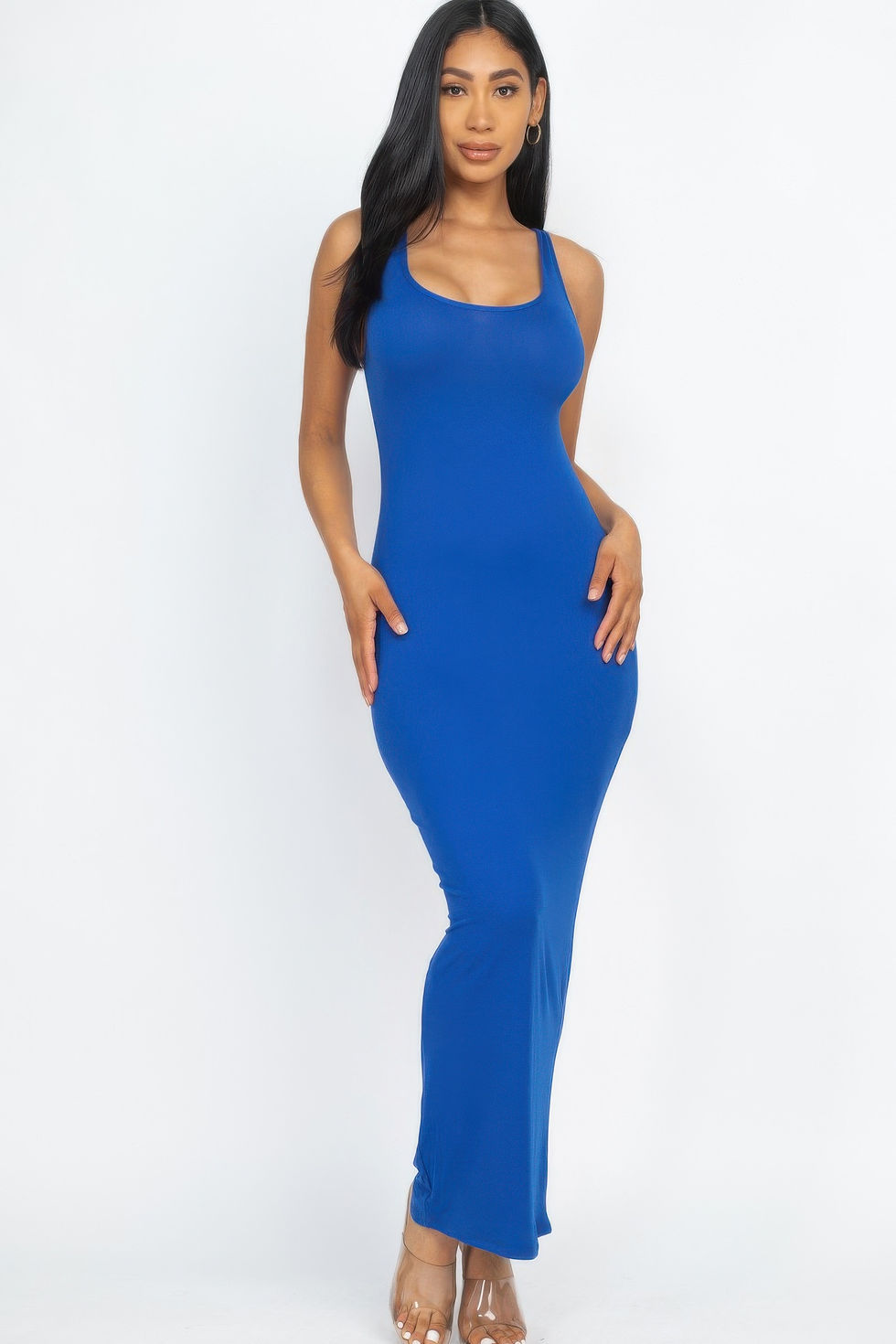 Thumbnail: Solid Basic Maxi Dress