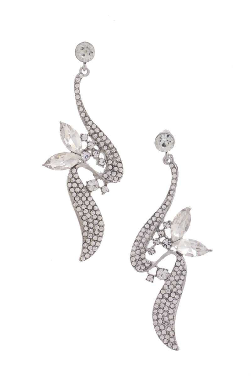 Thumbnail: Rhinestone Dangle Earring