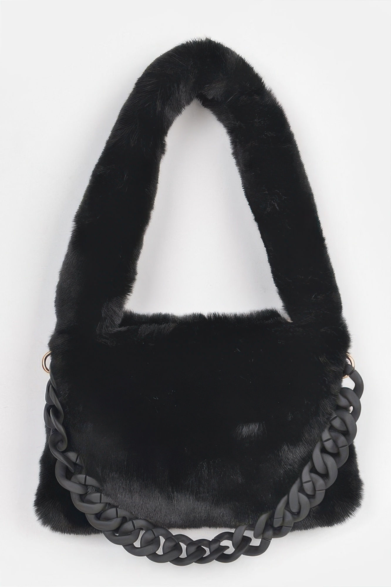 Faux Fur Shoulder Bag