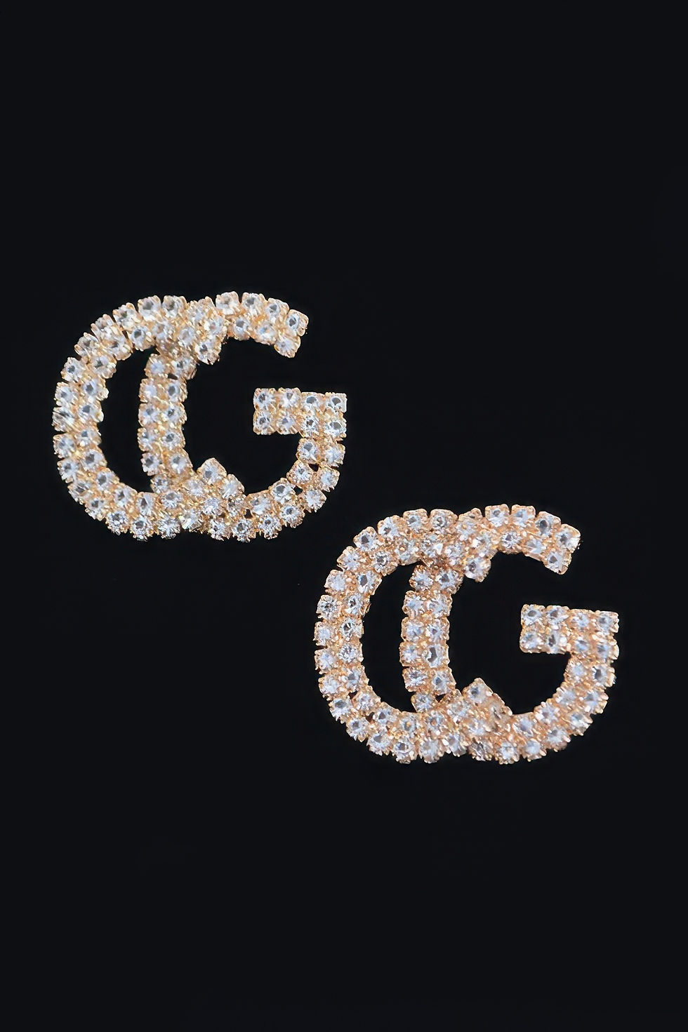 Thumbnail: Cg Rhinestone Button Earring 